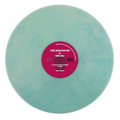 The Meditator & Ben Kei - Hackney Steppa / Care [10" Blueberry Ice Vinyl]