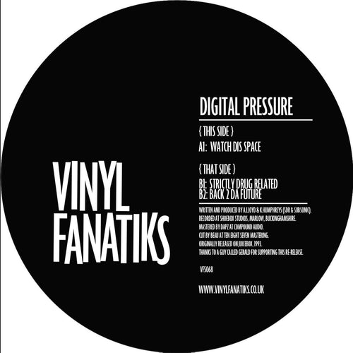 Digital Pressure - Watch Dis Space EP