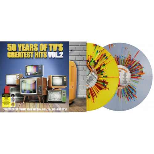 VARIOUS ARTISTS - 50 Years Of Tv's Greatest Hits 2 (Clear/Yellow/Red/Green Splatter)