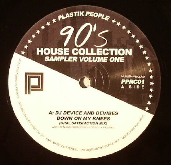 DJ DEVICE / DEVIBES / THE KENTROS / WORKIN' HAPPILY - 90's House Collection Sampler 1