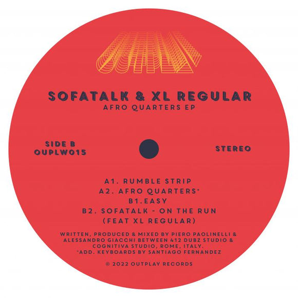 Sofatalk & XL Regular - Afro Quarters EP