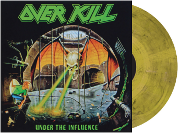 Overkill - Under The Influence [Yellow & Black marble vinyl]