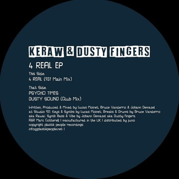 KERAW / DUSTY FINGERS - 4 Real EP