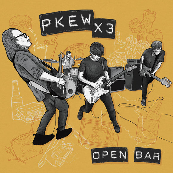 Pkew Pkew Pkew - Open Bar [Bone Coloured Vinyl]