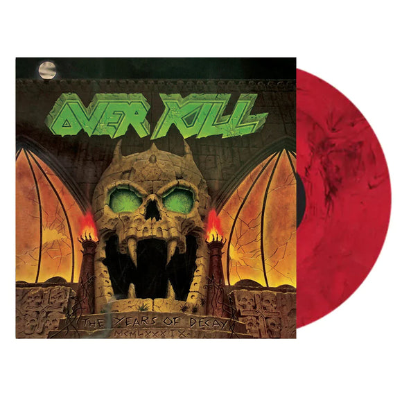 Overkill - The Years Of Decay [Ltd Red with Black Marble Vinyl]