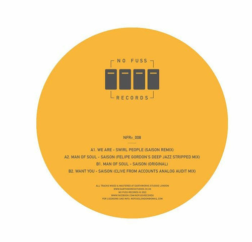 SWIRL PEOPLE / SAISON - NFRv 008 (Saison/Felipe Gordon/Clive From Accounts remixes)