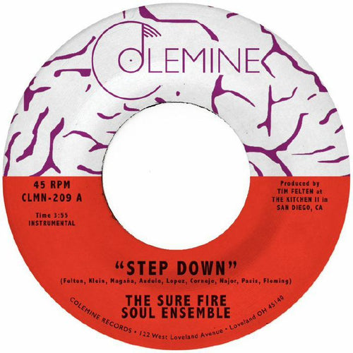 The Sure Fire Soul Ensemble - Step Down [Clear Vinyl 7"]