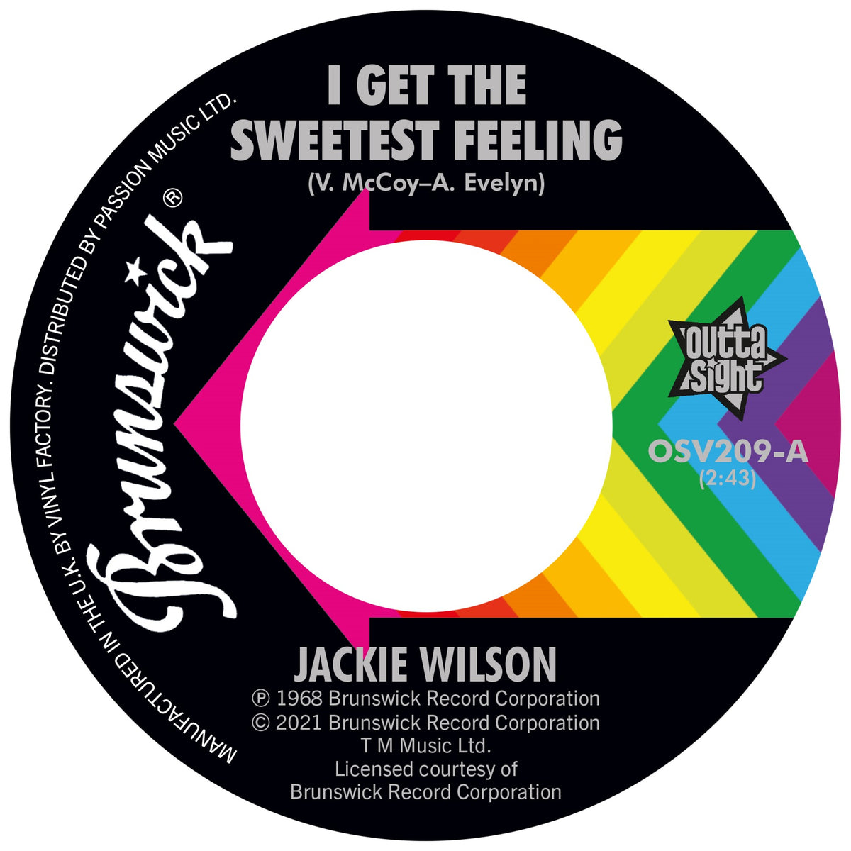 Jackie Wilson - I Get The Sweetest Feeling / It Only Happens When I Lo –  Horizons Music