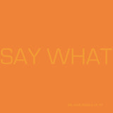 Say What - Say What [Double Orange Vinyl]