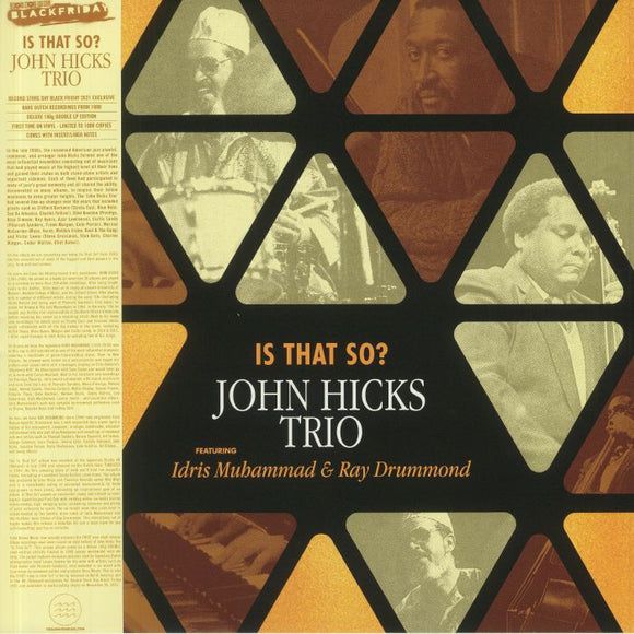 John Hicks Trio - Is That So?