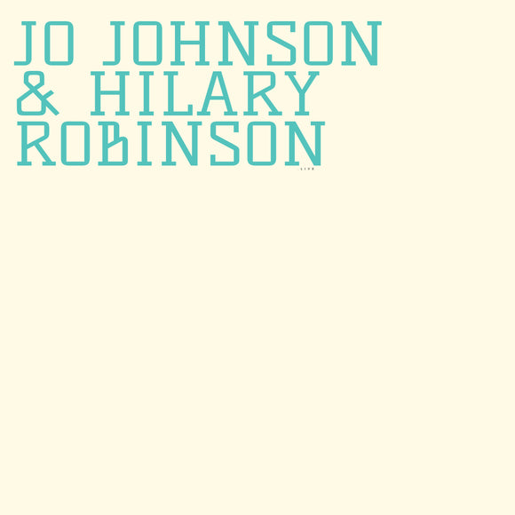 Jo Johnson & Hilary Robinson - Session One