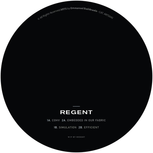 Regent - Simulation [stickered sleeve]