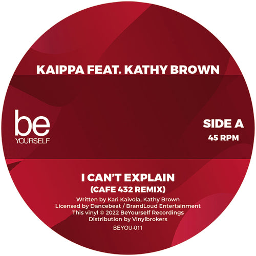 KAIPPA feat. KATHY BROWN - I CAN'T EXPLAIN