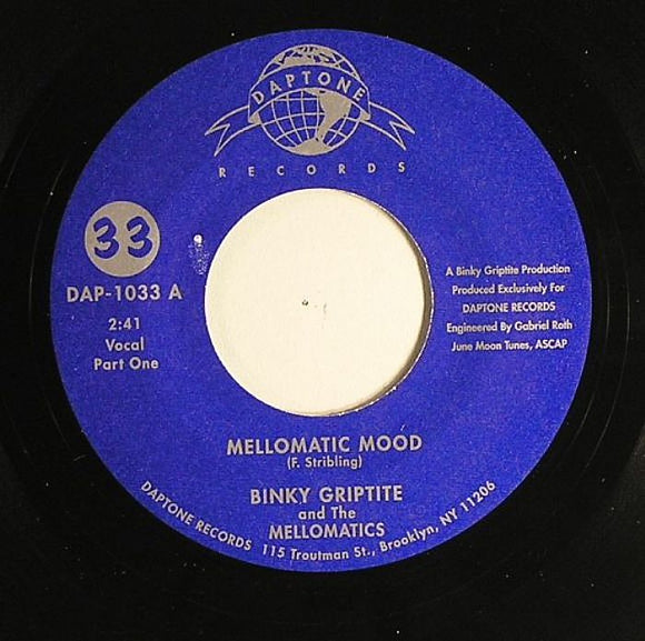 BINKY GRIPTITE - MELLOMATIC MOOD