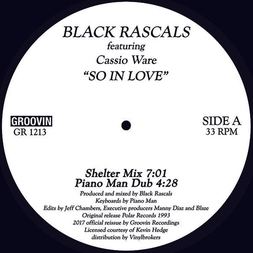 BLACK RASCALS - SO IN LOVE