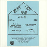 BEAT PER BAR / 4 A.M. - S/T (2021 Repress)