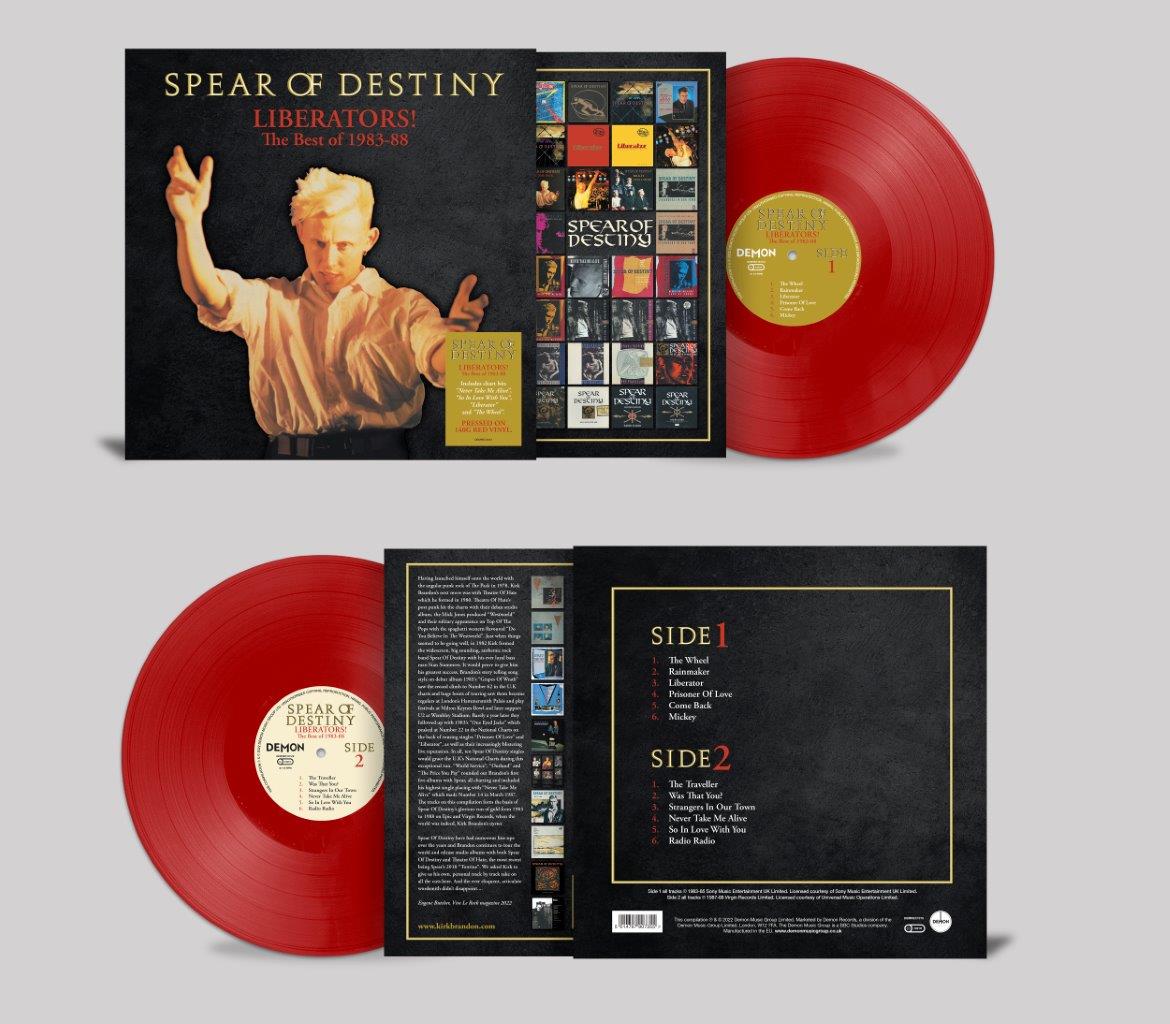 Spear Of Destiny Liberators The Best Of 1983 1988 140g Red