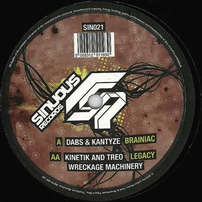 Dabs & Kantyze / Kinetik, Treo & Wreckage Machinery - Brainiac / Legacy