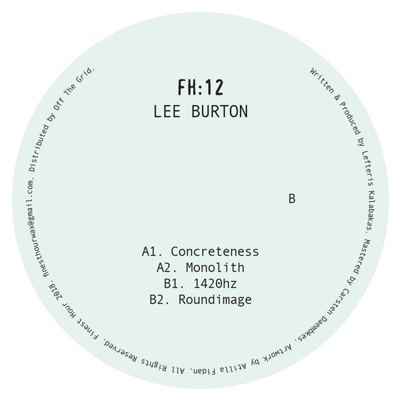 Lee Burton - FH12 EP