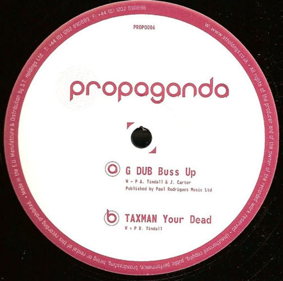 G Dub / Taxman - Buss Up / Your Dead