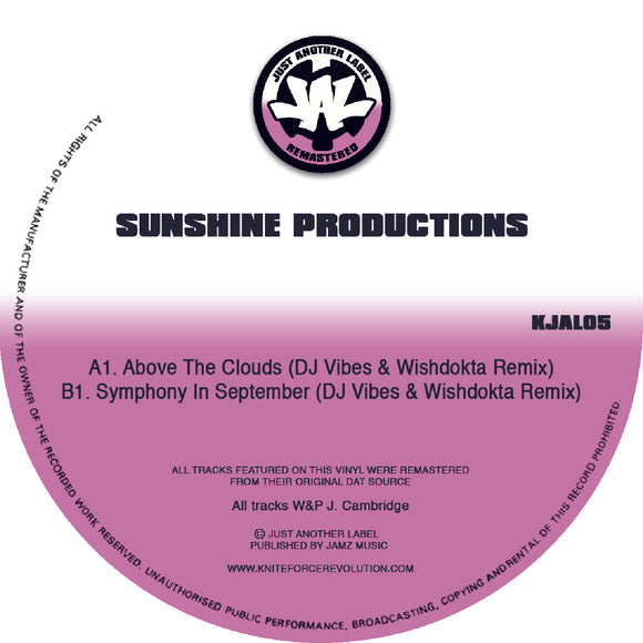 SUNSHINE PRODUCTION - Above The Clouds VW Remixes EP