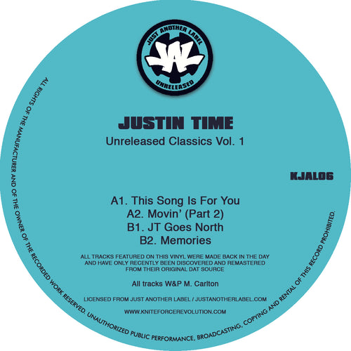 Justin Time - Unreleased Classics Vol. 1 EP