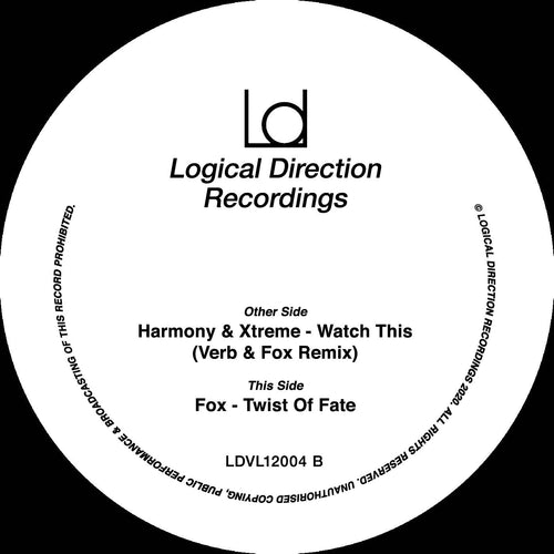 Harmony & Extreme/Fox - Watch This (Verb & Fox remix)/Twist of Fate