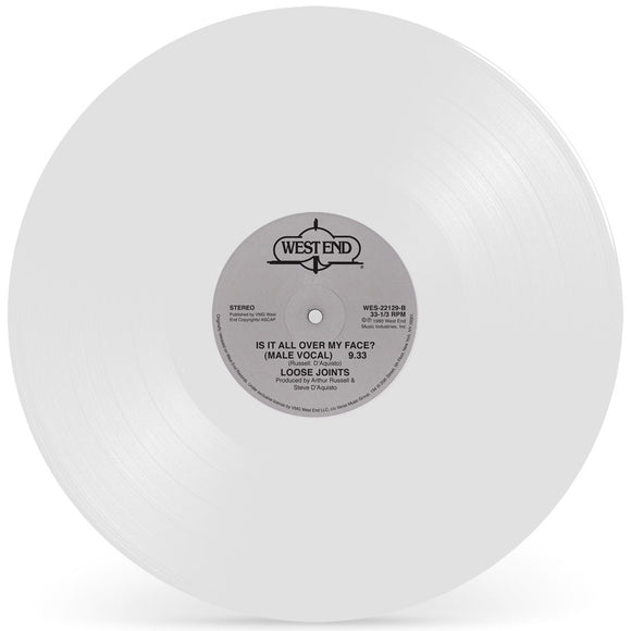 LOOSE JOINTS - IS IT ALL OVER MY FACE? (White Vinyl Repress)