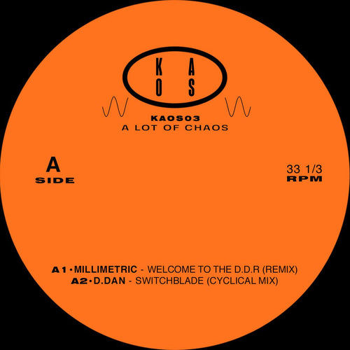 Millimetric / DDan / Schacke / Hadone - A Lot Of Chaos [label sleeve]