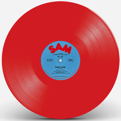 K.I.D. - Don't Stop / Do It Again (Red Vinyl Repress)