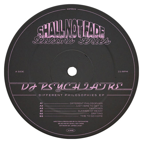 DJ Psychiatre - Different Philosophies EP [label sleeve]