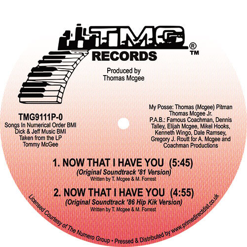 Tommy McGEE - Now That I Have You (Record Store Day 2020)