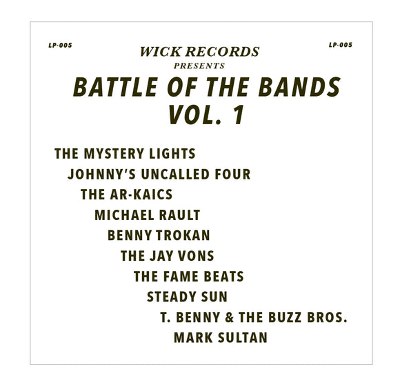 Various Artists - Wick Records: Battle Of The Bands Vol1