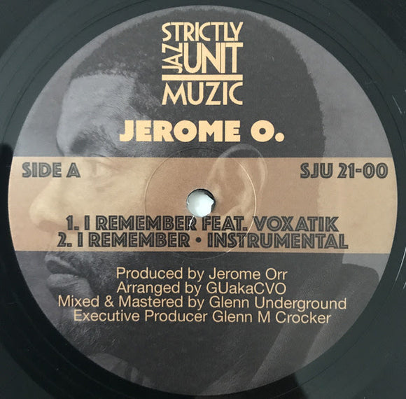 Jerome O. - I Remember - Paul Johnson Remixes