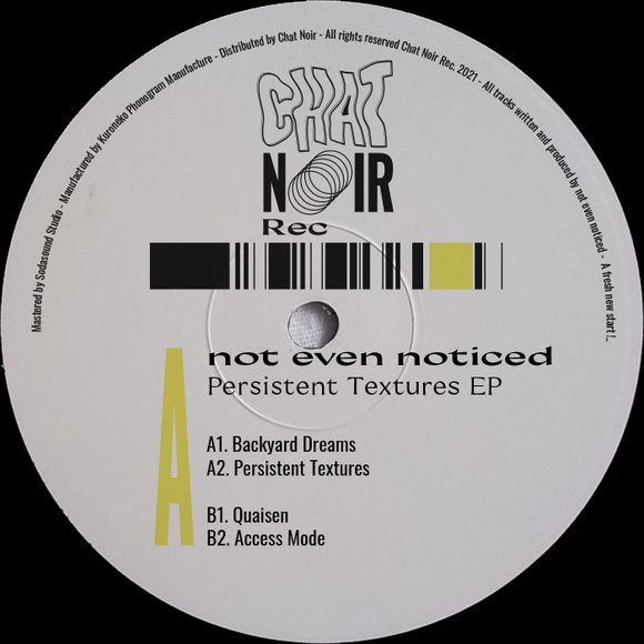 not even noticed - Persistent Textures EP